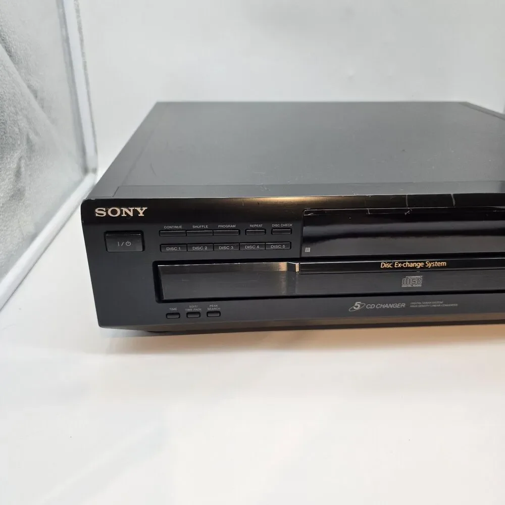 Sony CDP-CE335 5 Disc CD Changer Player Carousel | NO Remote TESTED